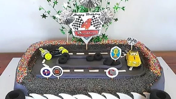 Racing Car Cake